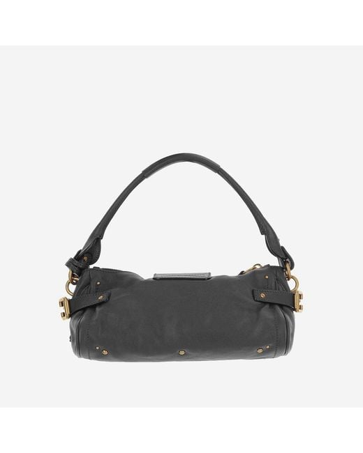 Chloé Black Leather Shoulder Bag Paddington