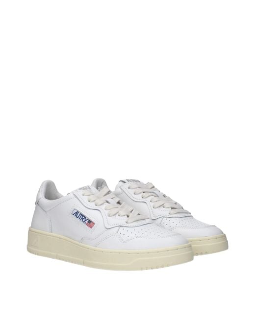 Autry White Sneakers Leather