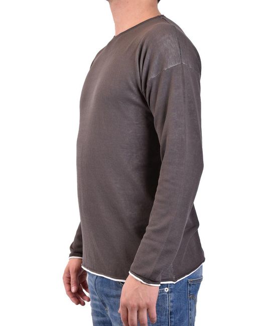 Isabel Benenato Gray Sweaters for men
