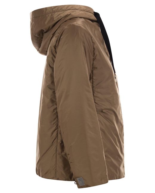 Max Mara Brown Greenh Drip Proof Canvas Travel Jacket