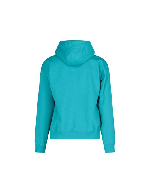 Versace Cotton Logo Sweatshirt in het Blue voor heren