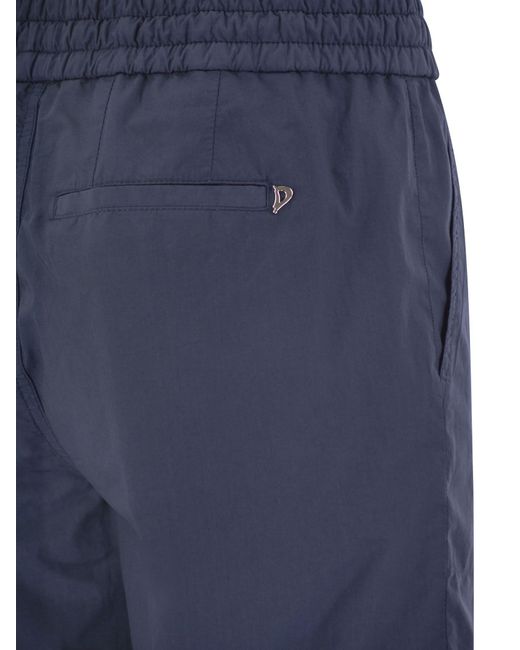 Alba Cotton Jogger pantaloni di Dondup in Blue