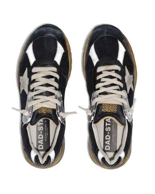 Golden Goose Deluxe Brand Black Dad Star Leder -Sneaker