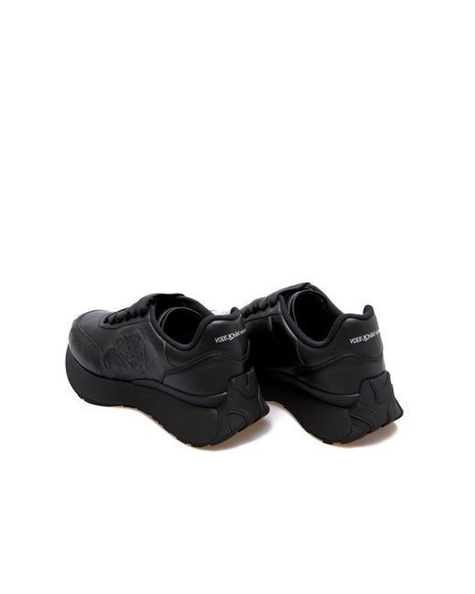 Alexander McQueen Sprint Runner Sneakers in het Black voor heren