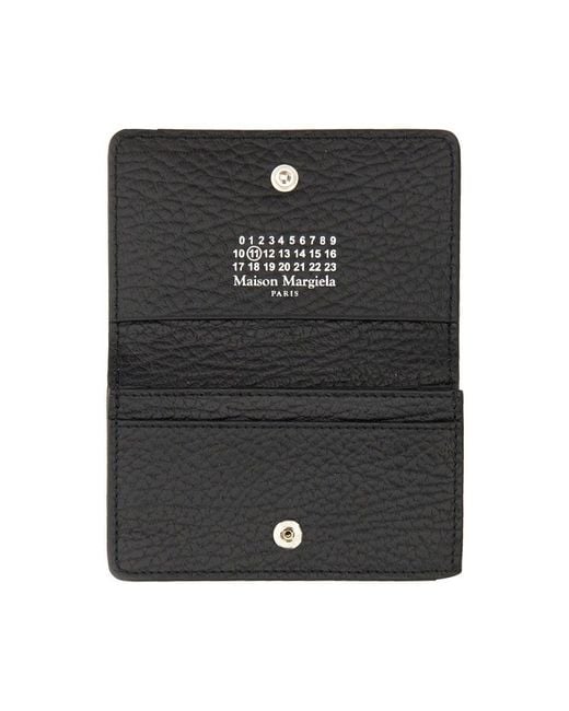 Maison Margiela Black Compact Card Holder for men