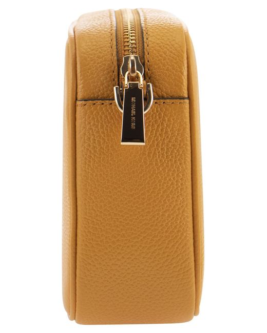 MICHAEL Michael Kors Orange Ginny Leather Shoulder Bag