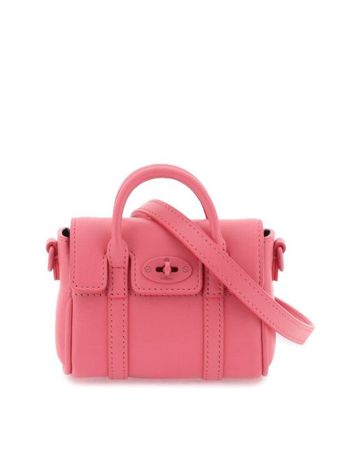 Mulberry Micro Bayswater in het Pink