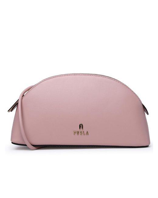 Furla camelia Mini tas In Roze Kalf Lear in het Roze Lyst BE