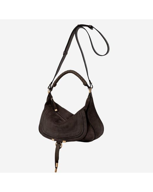 Chloé Brown Small Marcie Shoulder Bag