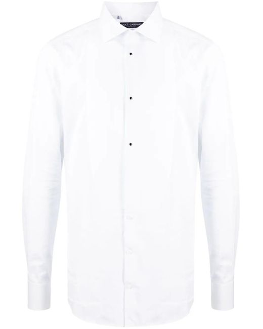 Dolce & Gabbana White Formal Shirts for men