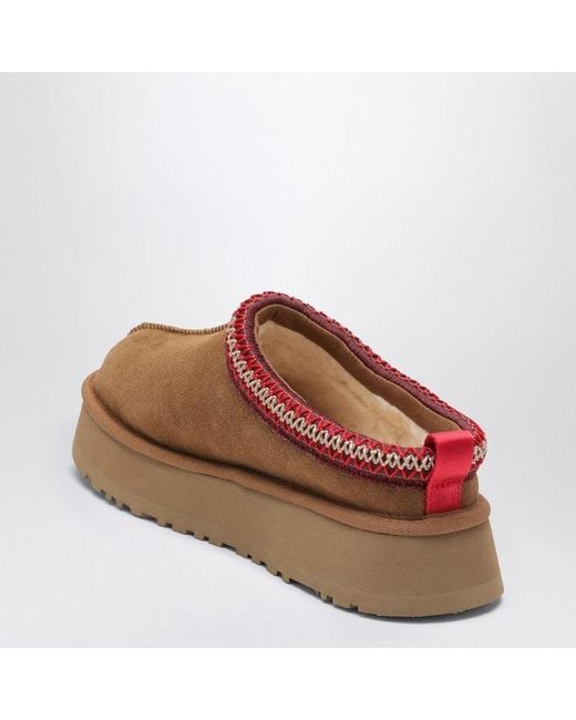 Ugg Brown Tazz Chestnut Suede Slipper