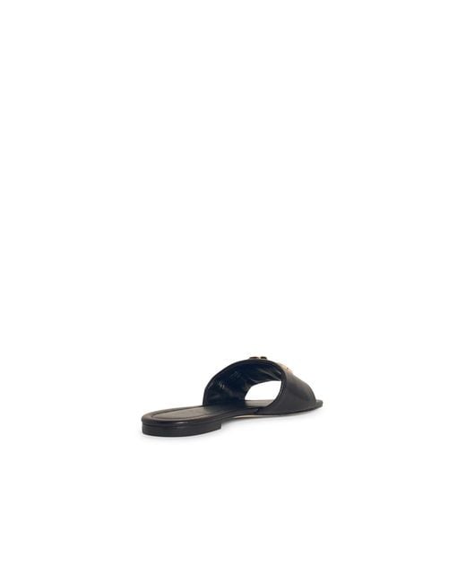 Tory Burch White 'Eleanor' Lear Slippers