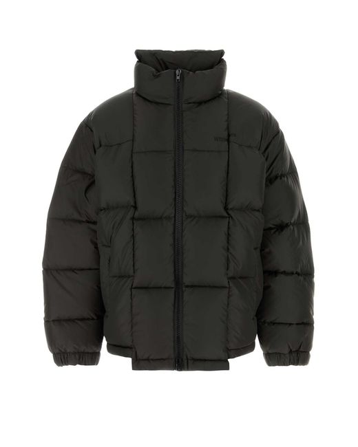 Vetements Black Dark Polyester Down Jacket