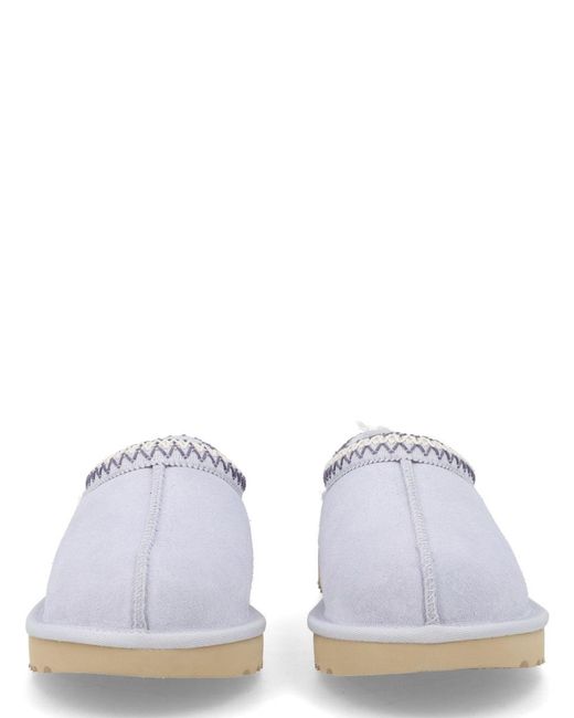 Ugg White Leather Flats