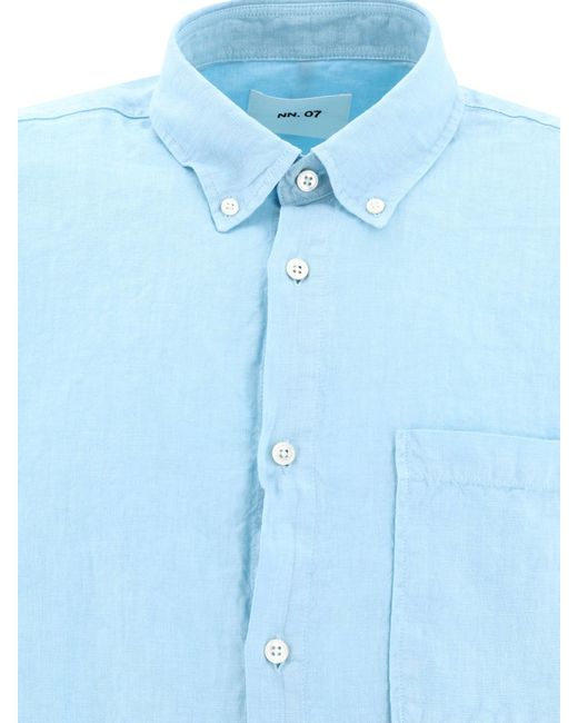 NN07 "arne" Shirt in het Blue voor heren