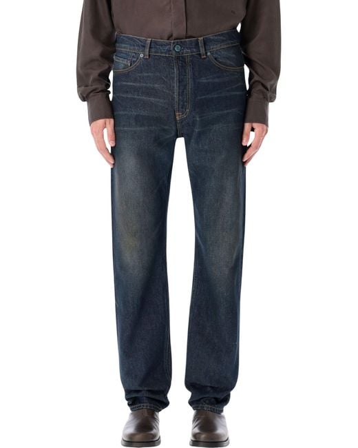 Our Legacy Blue Sand Tint Turkish Denim Regular Jeans for men
