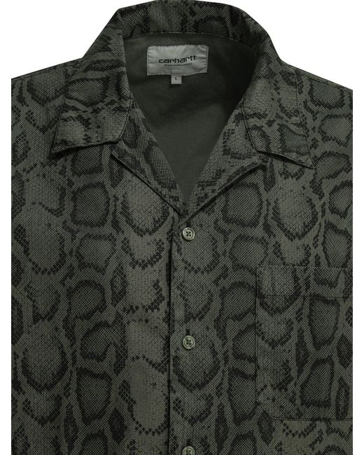 Carhartt Green "Snake Camo" Casual Shirt for men