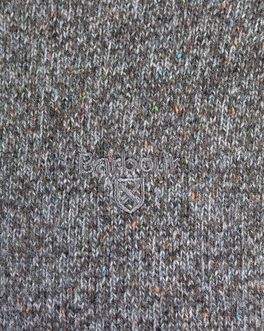 Maglione Grigio Essential Tisbury Barbour de color Gray