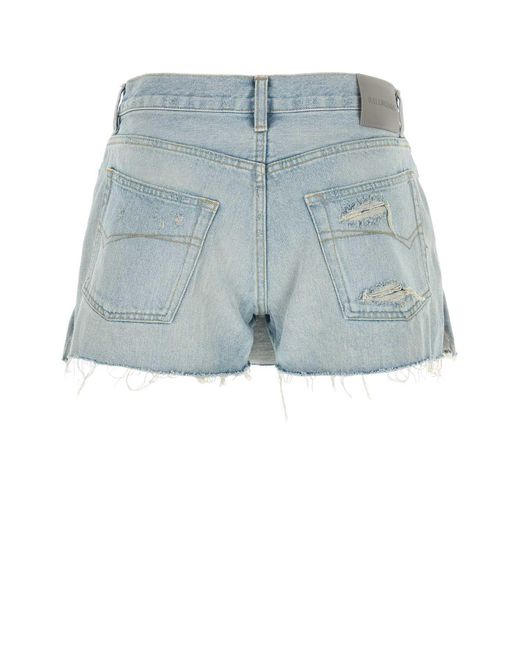 Balenciaga Blue Denim Pant-skirt