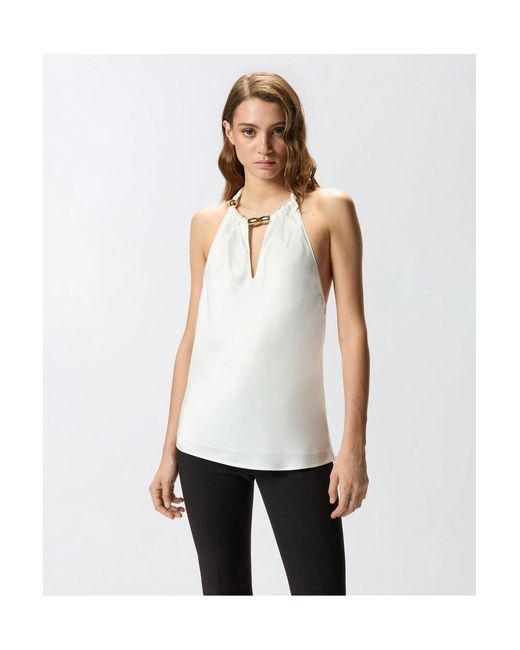 Rosa blanco Pinko de color White