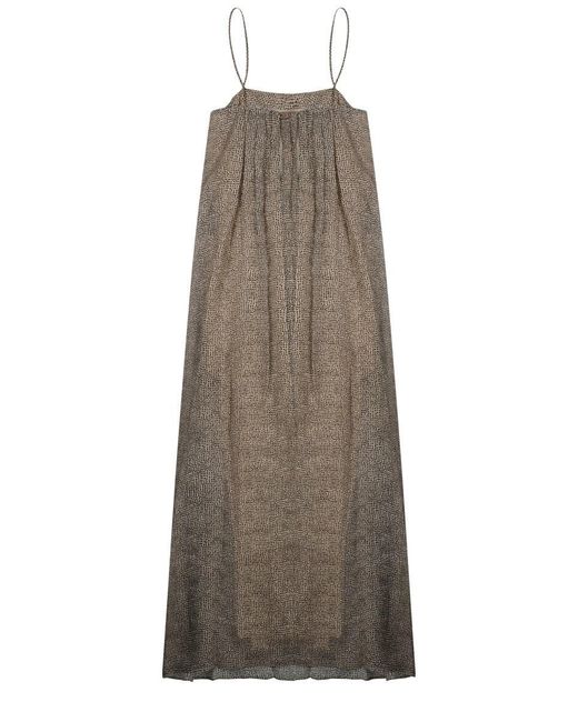 Alysi Brown Stylish Mini Dress For