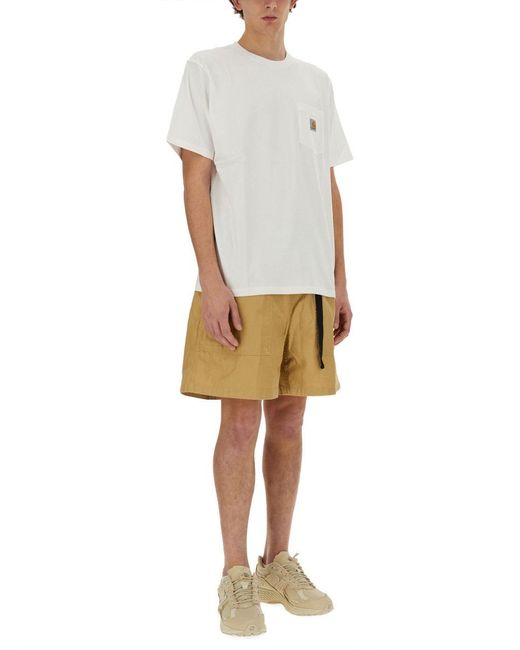 Carhartt White T Shirt With Pocket