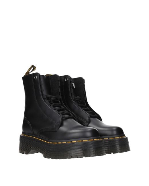Dr. Martens Black Dr. Martens Stivaletti Jarrick Donna Pelle Nero for men