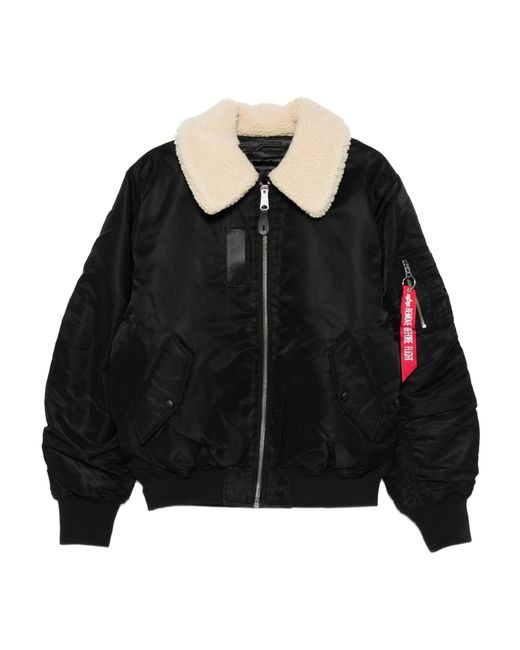 Alpha Industries Black B 15 Mod Reversible Bomber Jacket