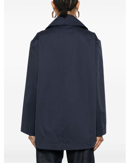 Semicouture Blue Semikouture Sebastien Cotton Blazerjacke