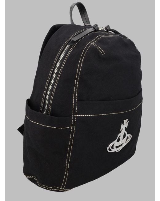 Vivienne Westwood Black Zaino "George" Medium