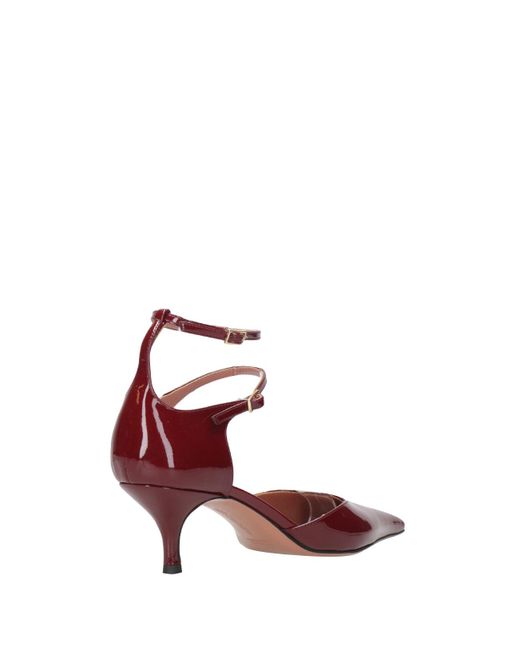 Avec talon bordeaux Aldo Castagna en coloris Red