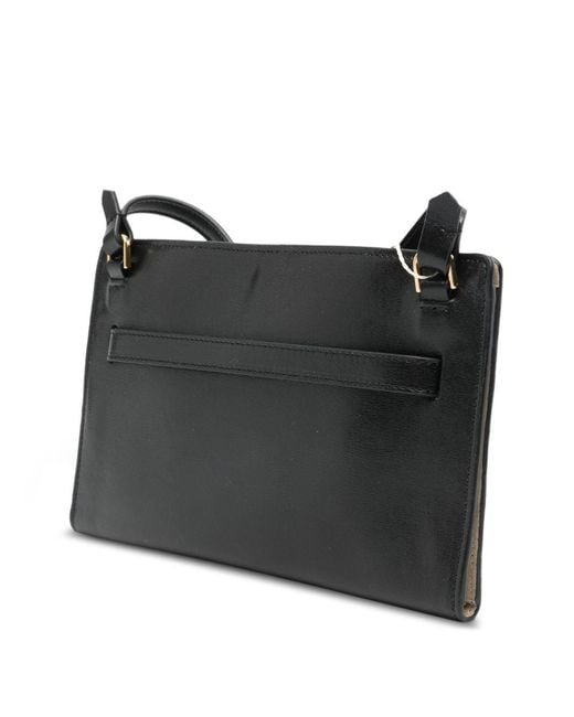 Totême  Black Belted Leather Crossbody Bag