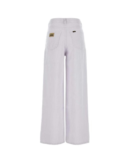 Lois White Linen Pants