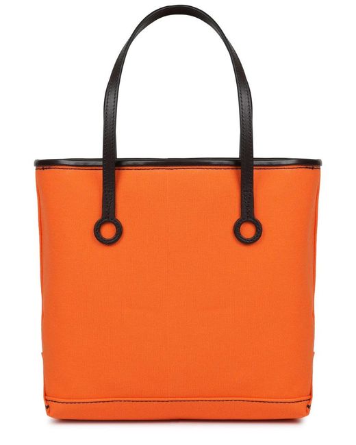 J.W. Anderson Orange Small Anchor Canvas & Leather Tote