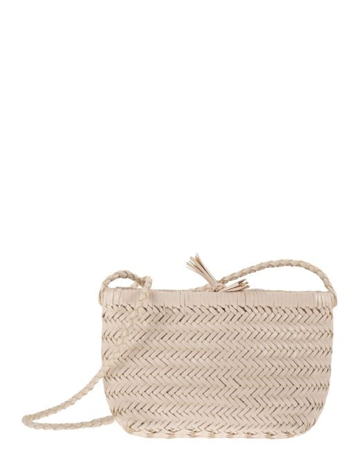 Dragon Natural Minsu Mini Woven Leather Bag