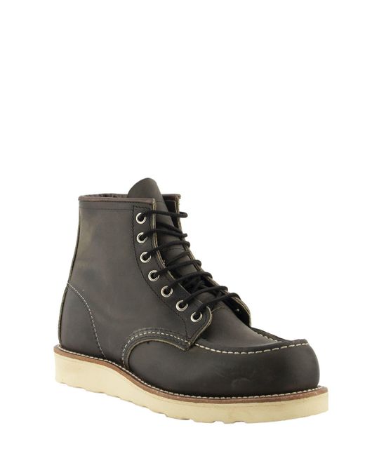 Red Wing Black Boot Charcoal