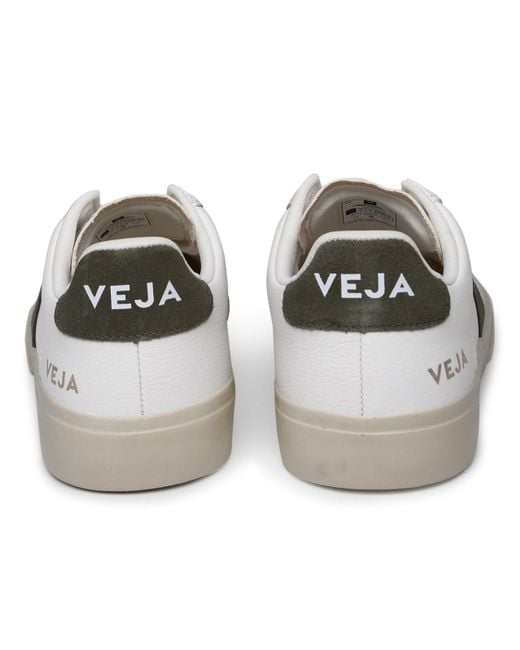 Veja Elfenbein Chrom freie Lear -Feld -Sneaker in Metallic für Herren
