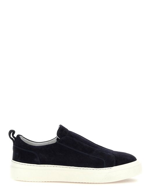 Baskets en daim de Kiton pour homme en coloris Blue