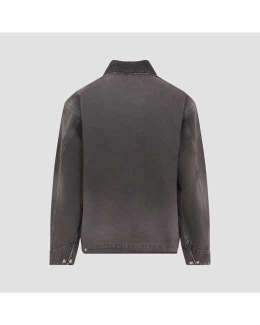 Carhartt Gray Organic Cotton Detroit Jacket For for men