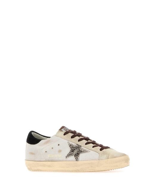 Golden Goose Deluxe Brand Multicolor Chalk Leather Super Star Sneaker