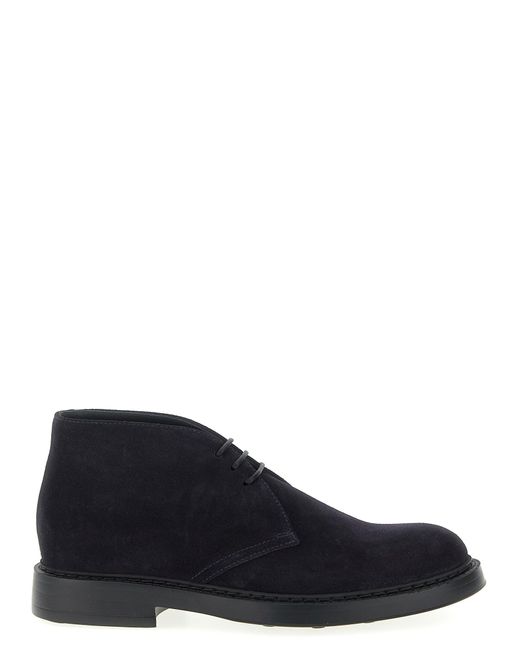 Doucal's Blue 'Chukka' Ankle Boots for men