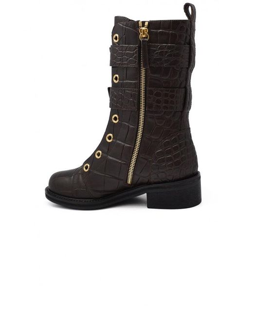 Giuseppe Zanotti Black Leather Boots