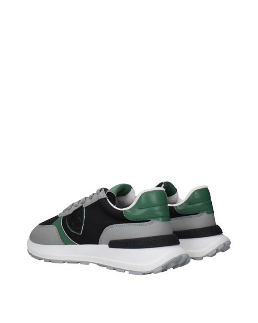 Philippe Model Sneakers Antibes Man Fabric Zwart/green voor heren