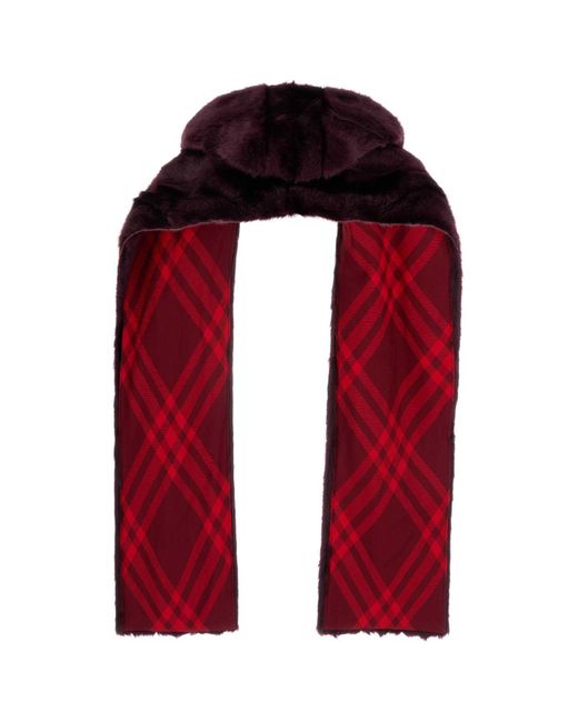 Burberry Red Scarves And Foulards