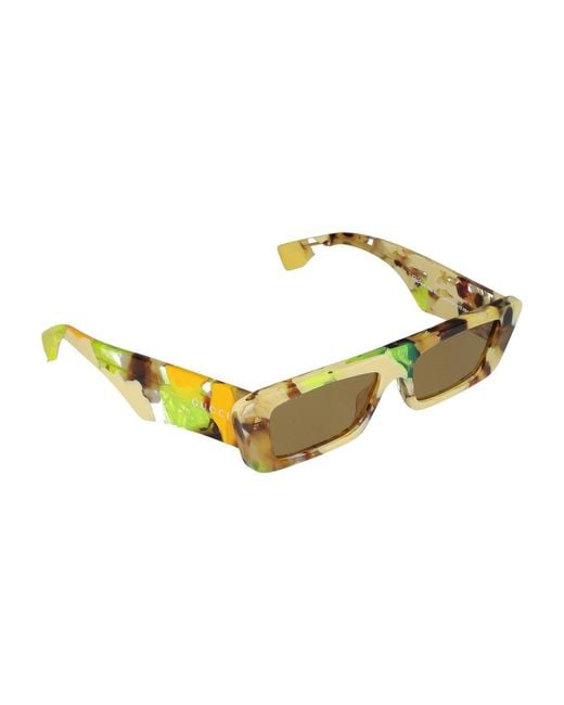Gucci Sonnenbrille GG1625 S 001 Gelbgelbbraun /16 /145 in Green für Herren