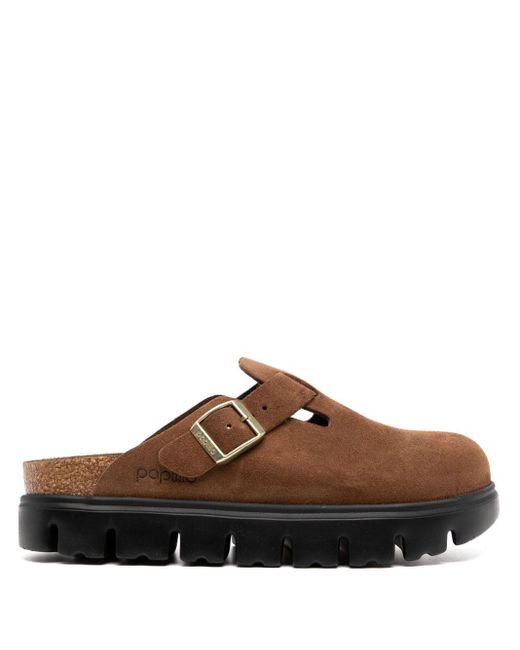Birkenstock Brown Chunky Boston Slipper