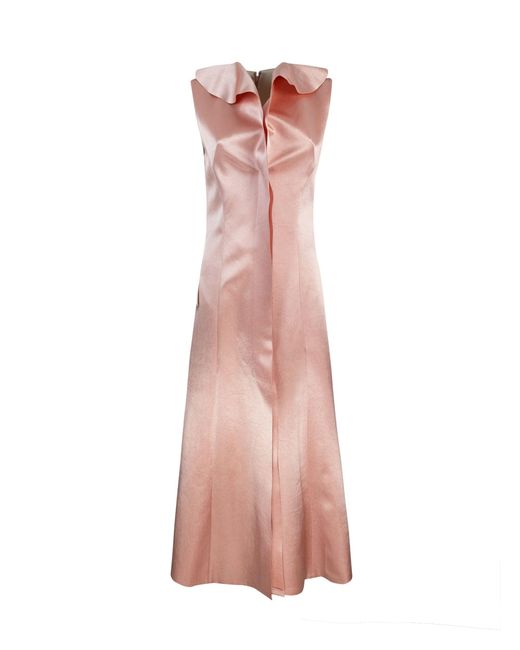 Filosofía di Lorenzo Serafini Abito en Duchesse Rosa Philosophy Di Lorenzo Serafini de color Pink