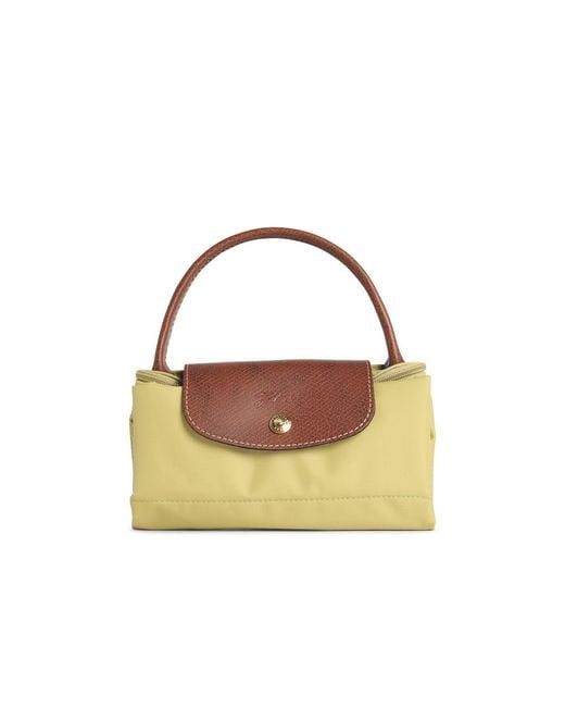 Longchamp Metallic Bag With 'S Le Pliage Original' Handle