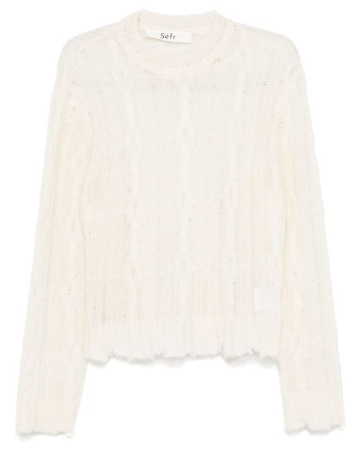 Séfr Solange Pullover in Natural für Herren