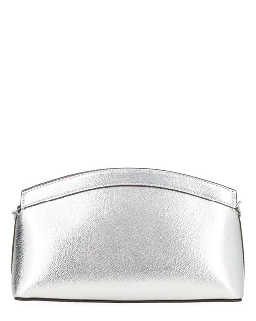 MICHAEL Michael Kors White Clutch "Athena" Small